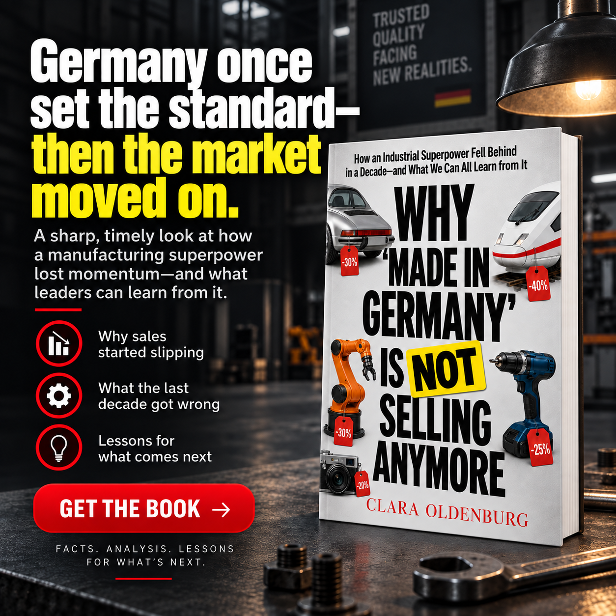 Campaign artwork — diagnosis for Why “Made in Germany” Is Not Selling Anymore?